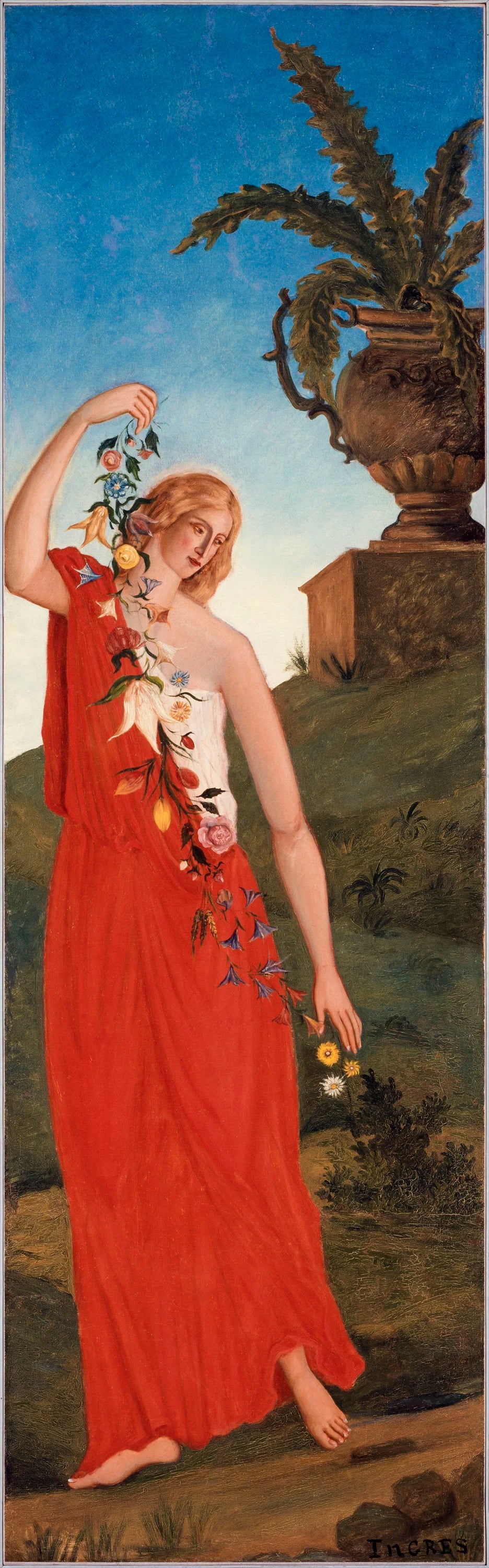 Les Quatre Saisons Le Printemps vers 1860 Paul Cézanne Petit Palais PPP3048 – reproduction peinture à l’huile sur toile