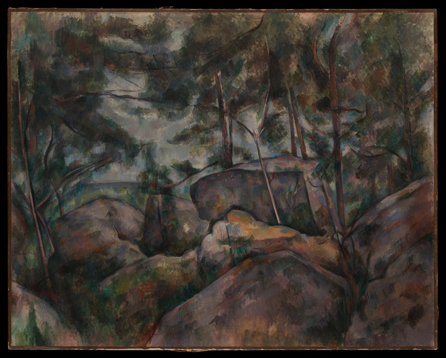 Rocce a Fontainebleau - Paul Cézanne