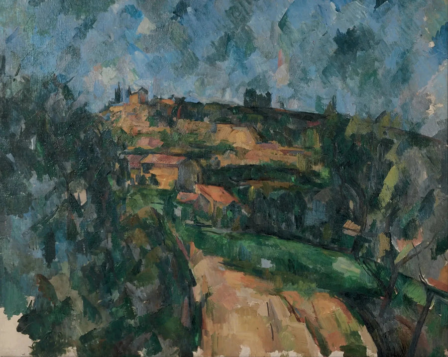 La Strada tortuosa in cima al sentiero delle Lauves - Paul Cézanne