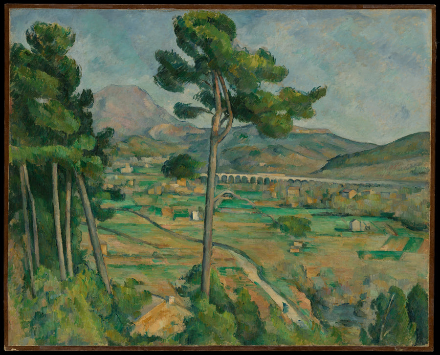 La Montagna Sainte-Victoire vista da Montbriand - Paul Cézanne