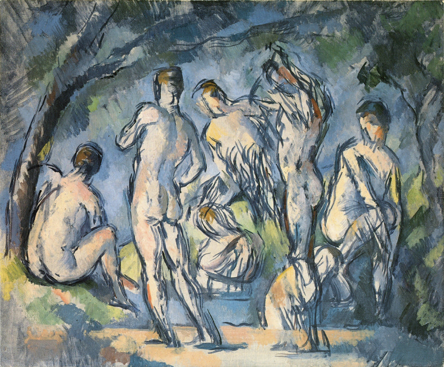 Gruppo di sette bagnanti - Paul Cézanne