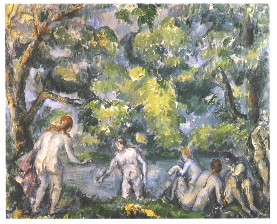 Sei bagnanti; Le Ondine - Paul Cézanne