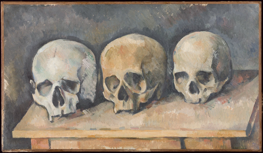 Tre teschi - Paul Cézanne