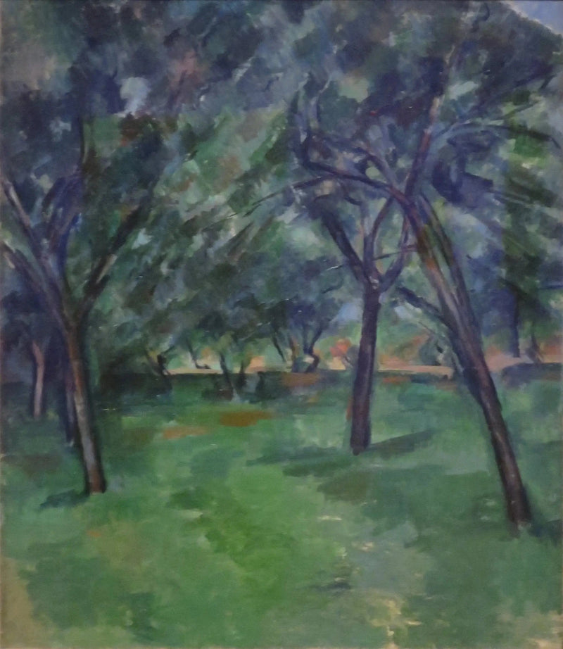 Un recinto - Paul Cézanne