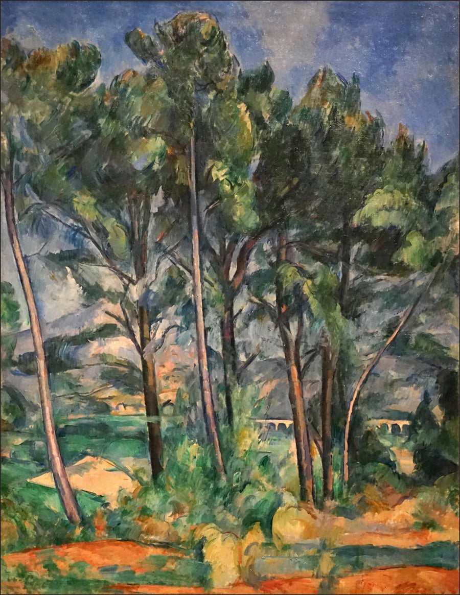 Montagne Sainte-Victoire e viadotto verso Valcros - Paul Cézanne