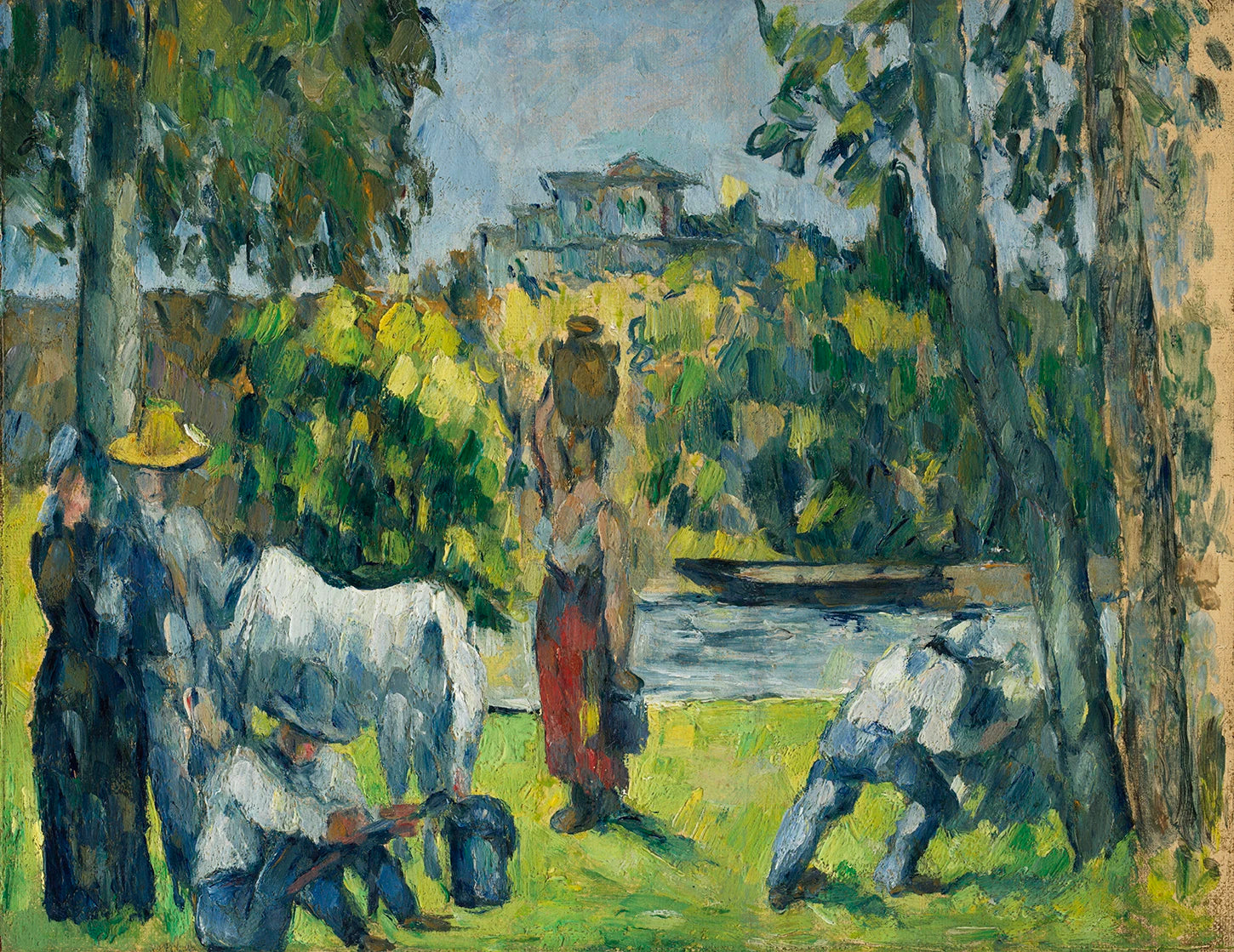 La Vie des champs 1876–1877 de Paul Cézanne, National Gallery of Ireland – reproduction peinture à l’huile sur toile