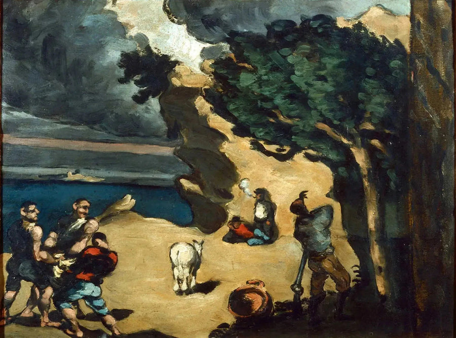 I Ladri e l'asino - Paul Cézanne
