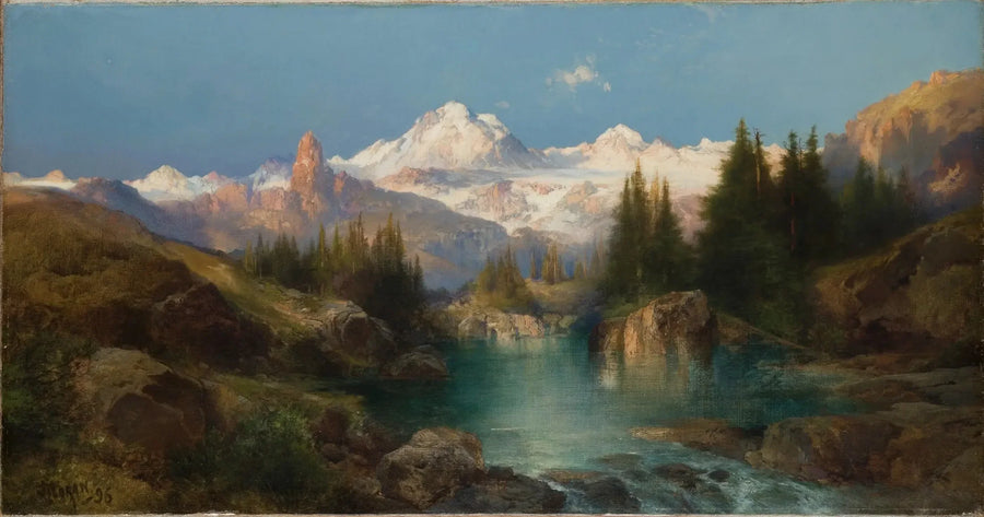 Chaîne innevata - Thomas Moran