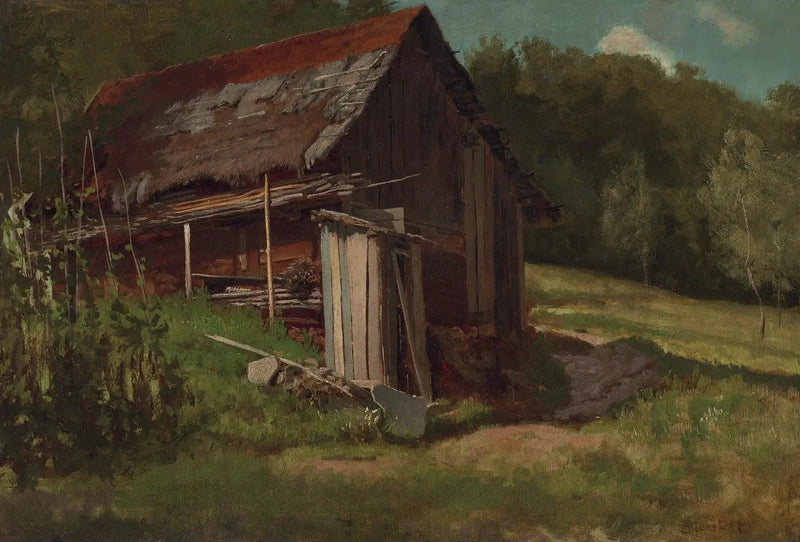 Chalet di montagna svizzero - Albert Bierstadt