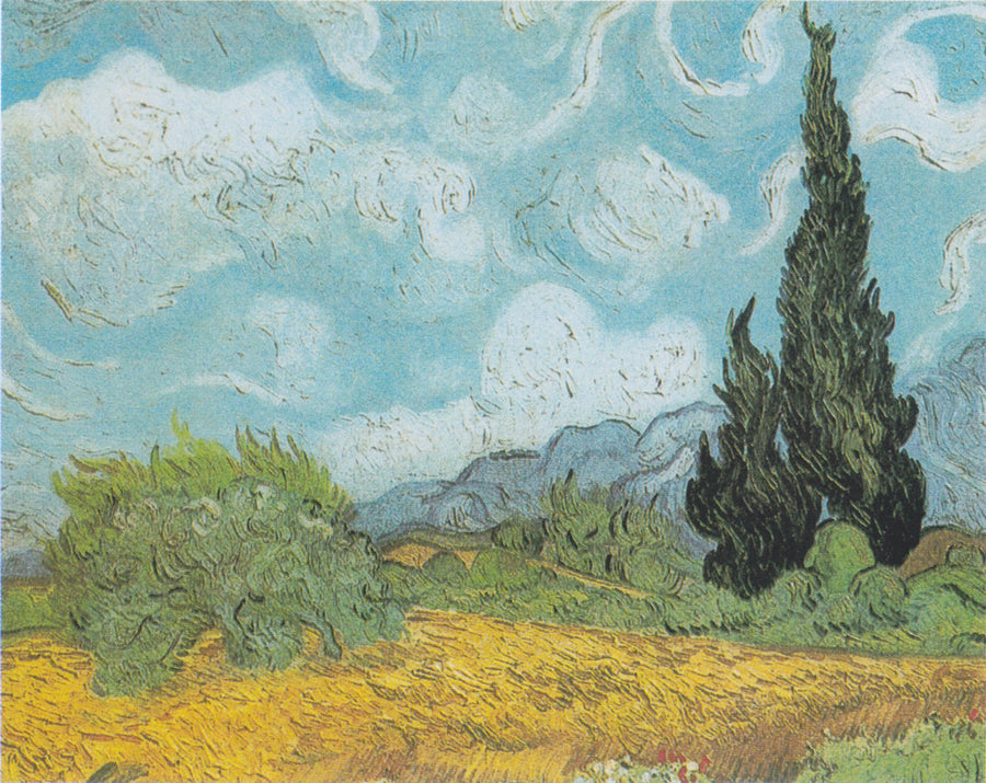 Campo di grano con cipressi - Vincent van Gogh
