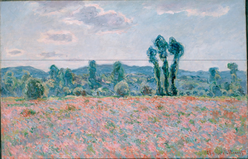 Campo di papavero a Giverny W1255 - Claude Monet