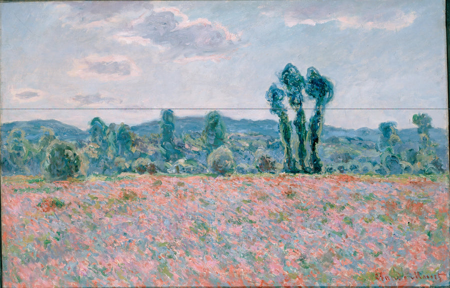 Campo di papavero a Giverny W1255 - Claude Monet