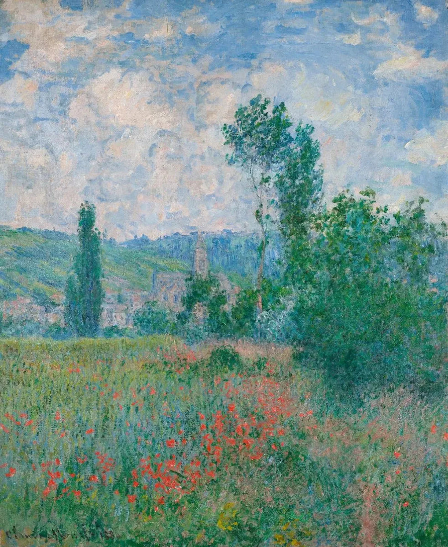 Campo di papavero W593 - Claude Monet