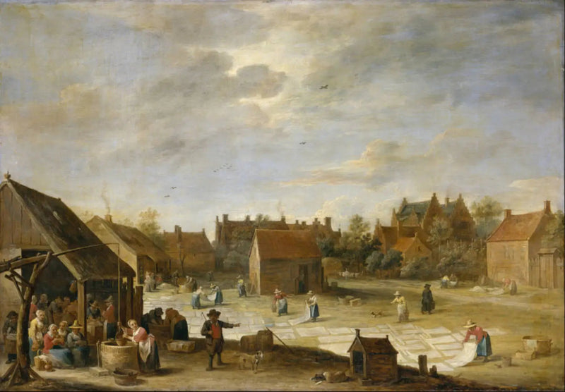 Campo di sbiancamento - David Teniers il Giovane