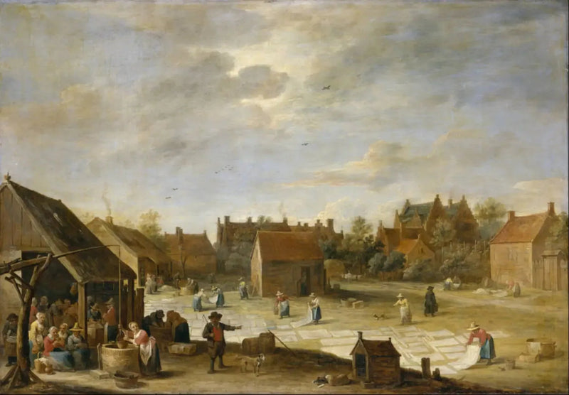 Campo di sbiancamento - David Teniers il Giovane