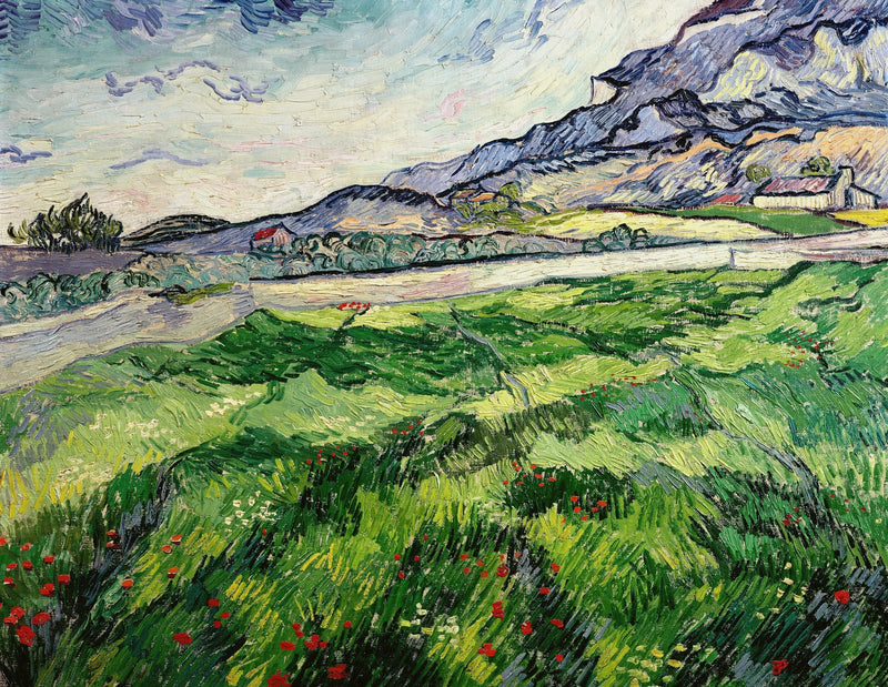 Campo di grano verde - Vincent van Gogh