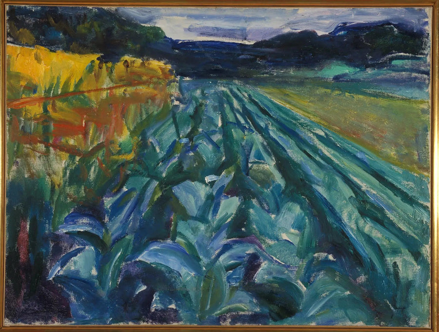 campo di cavoli - Edvard Munch
