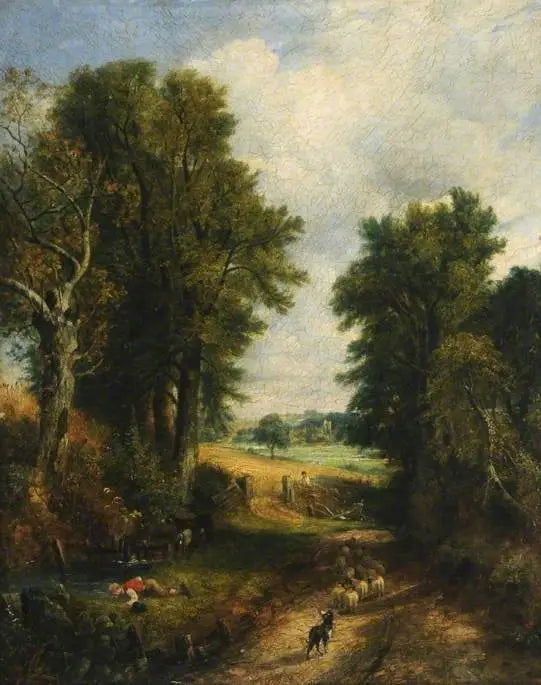 Campo di mais (strada di campagna) - John Constable