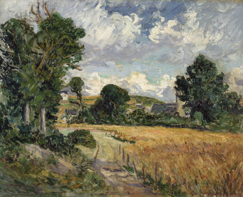 Campo di mais nella valle di Saint-Jean-du-Doigt - Maxime Maufra