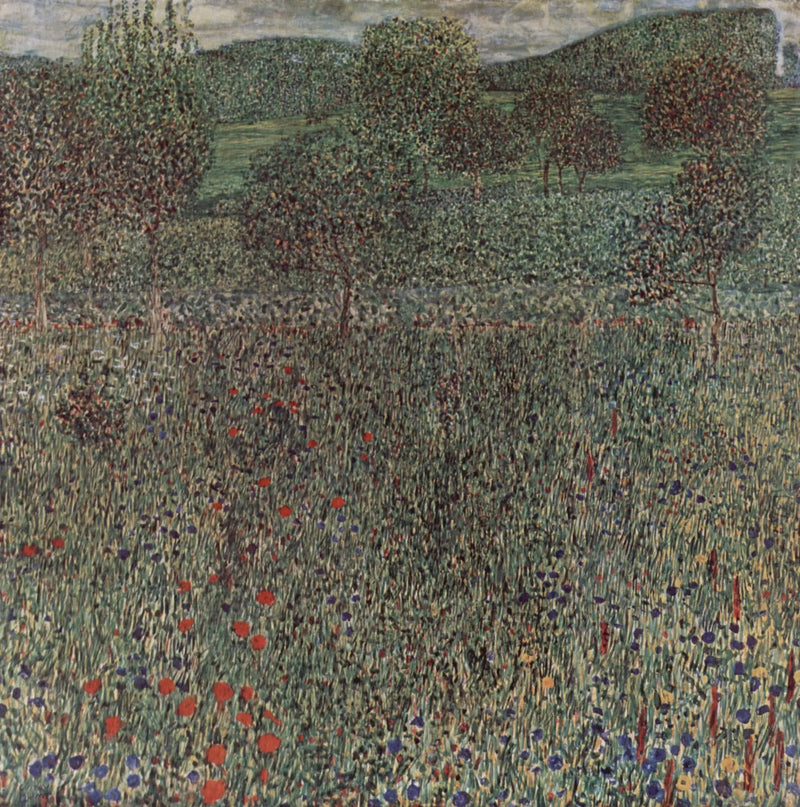 Campo in fiore - Gustav Klimt