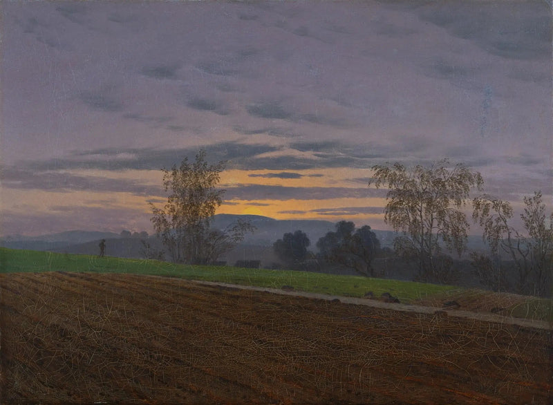Campo arato - Caspar David Friedrich