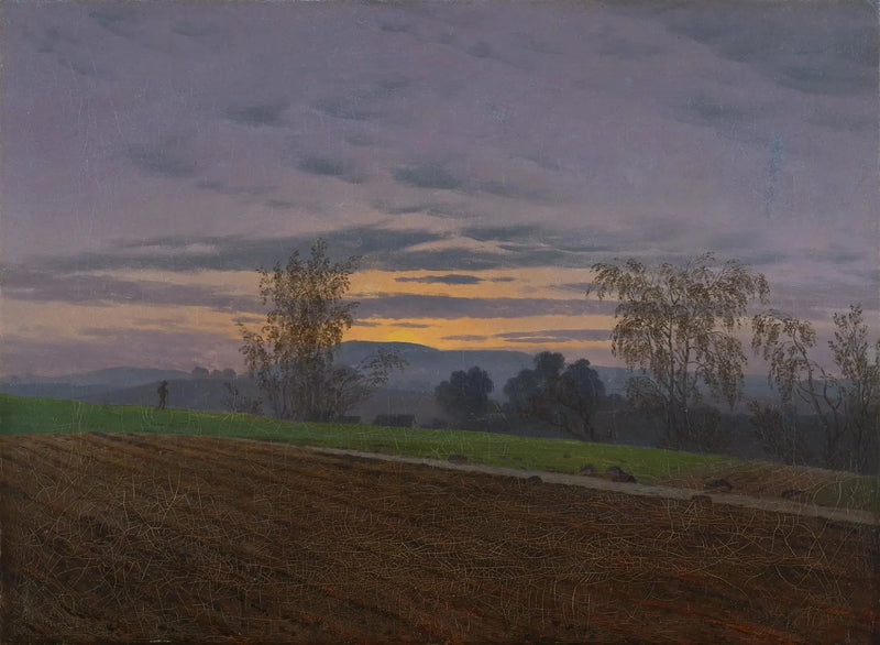 Campo arato - Caspar David Friedrich