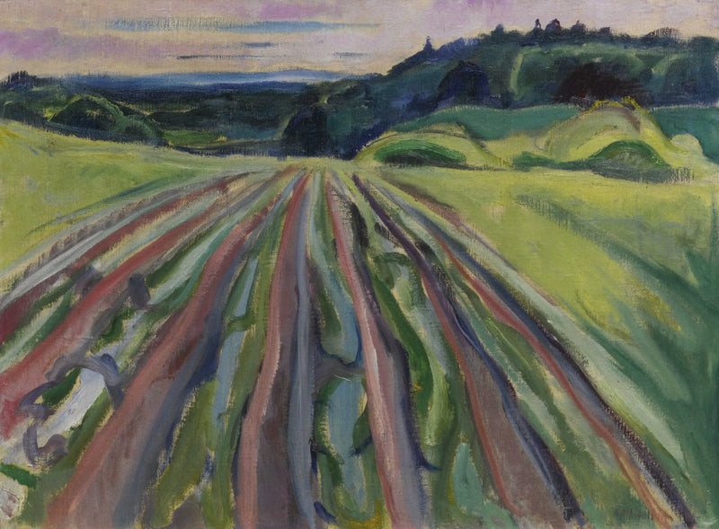 campo arato - Edvard Munch
