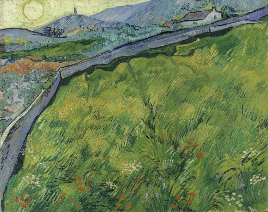 Campo di grano primaverile all'alba - Vincent van Gogh
