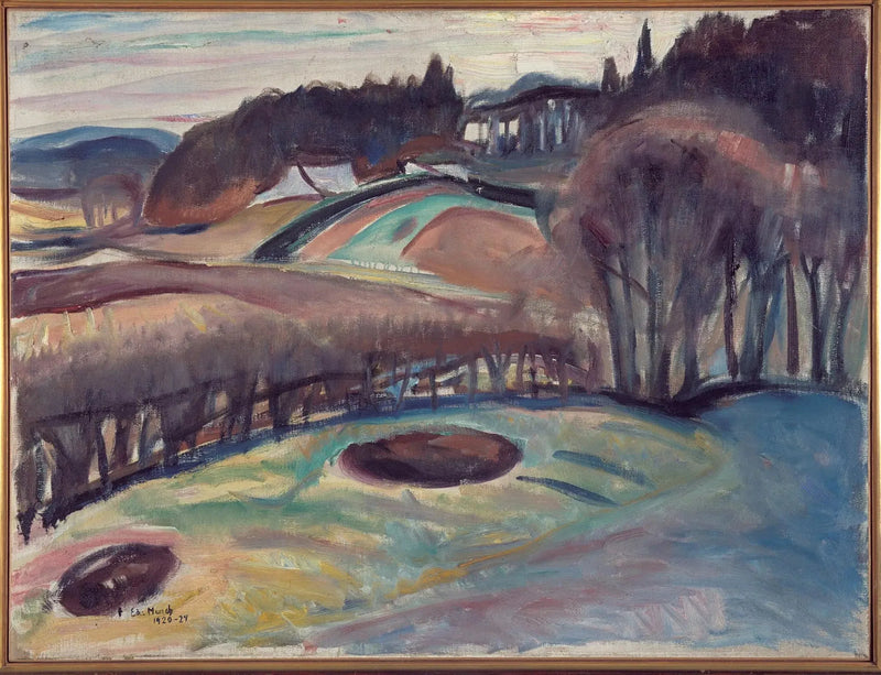 Campi in primavera - Edvard Munch