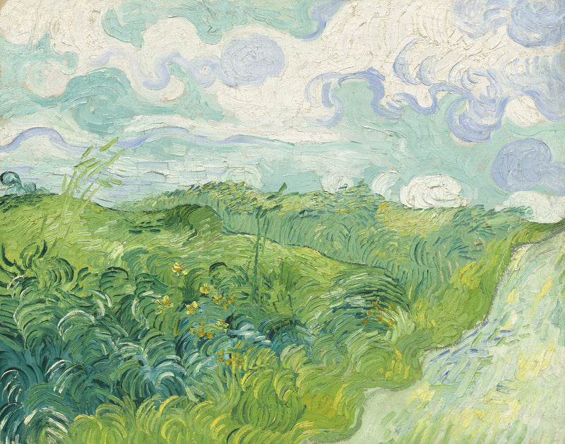 Campi di grano verdi, Auvers - Vincent van Gogh