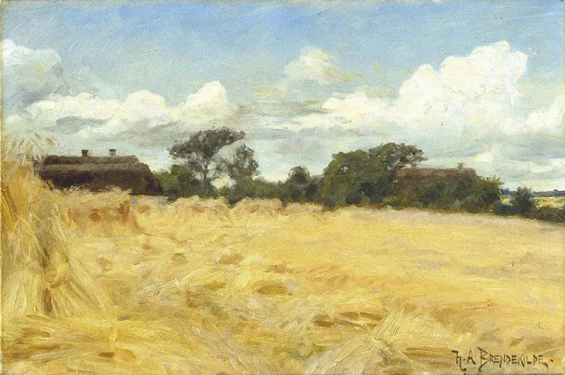 Campi di grano. - H. A. Brendekilde