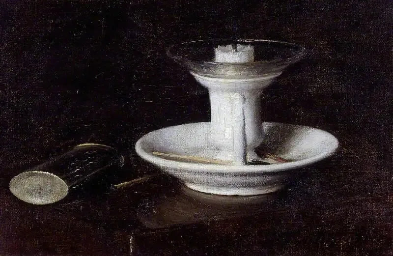 Candelabro bianco - Henri Fantin-Latour