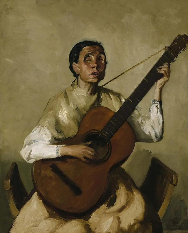 Cantante spagnolo cieco - Robert Henri