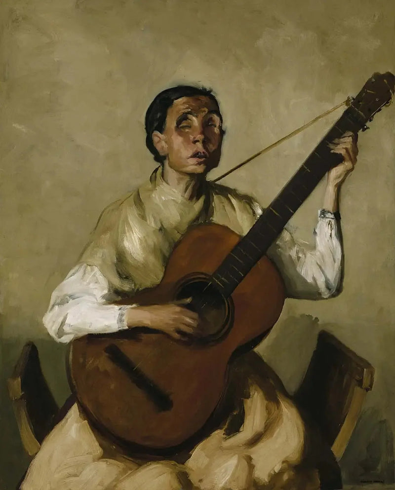 Cantante spagnolo cieco - Robert Henri