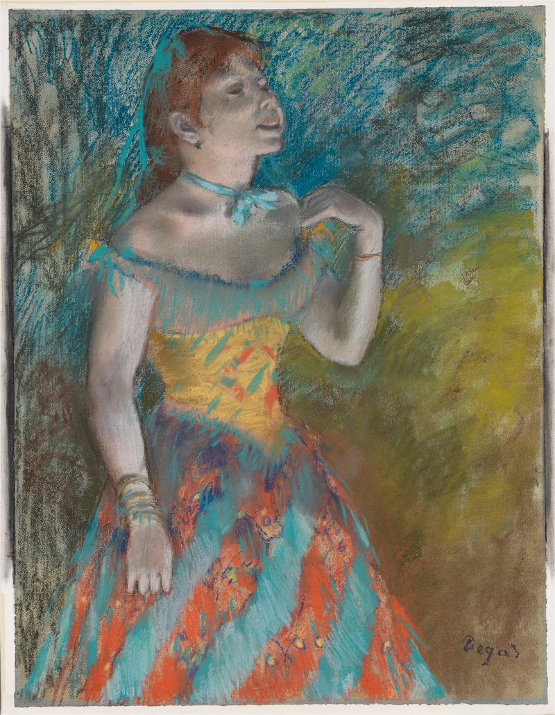 Il cantante in verde - Edgar Degas