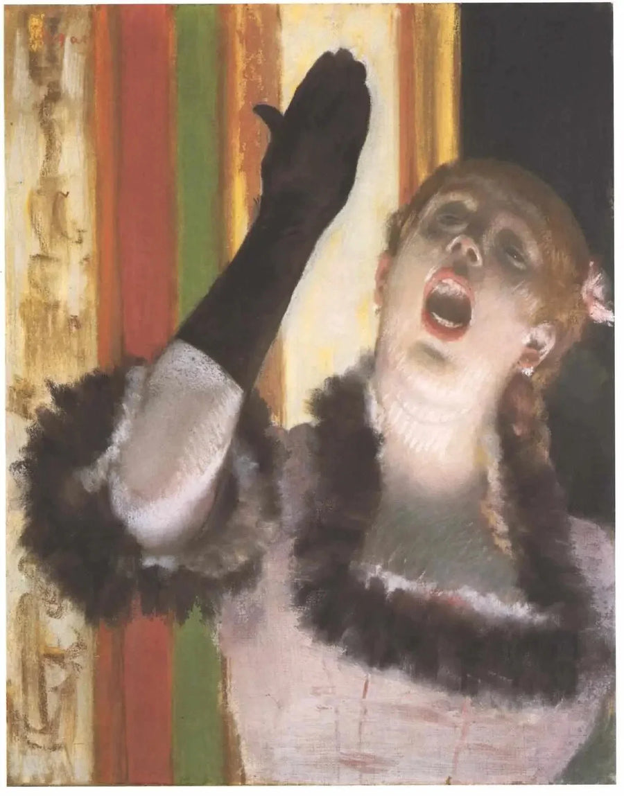 Cantante di Caffè - Edgar Degas