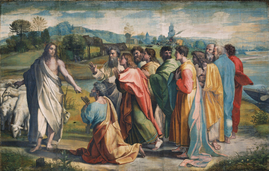 La Charge du Christ à saint Pierre - Raphaël Sanzio