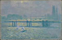 Ponte Charing Cross, riflessioni sul Tamigi - Claude Monet
