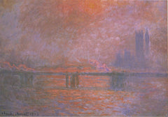 Ponte di Charing Cross, il Tamigi - Claude Monet
