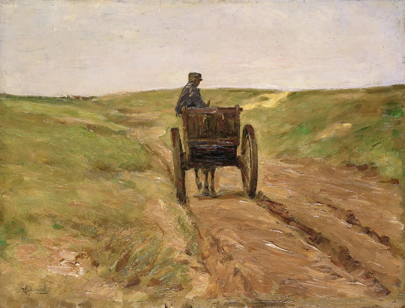 Carro a Katwijk - Max Liebermann