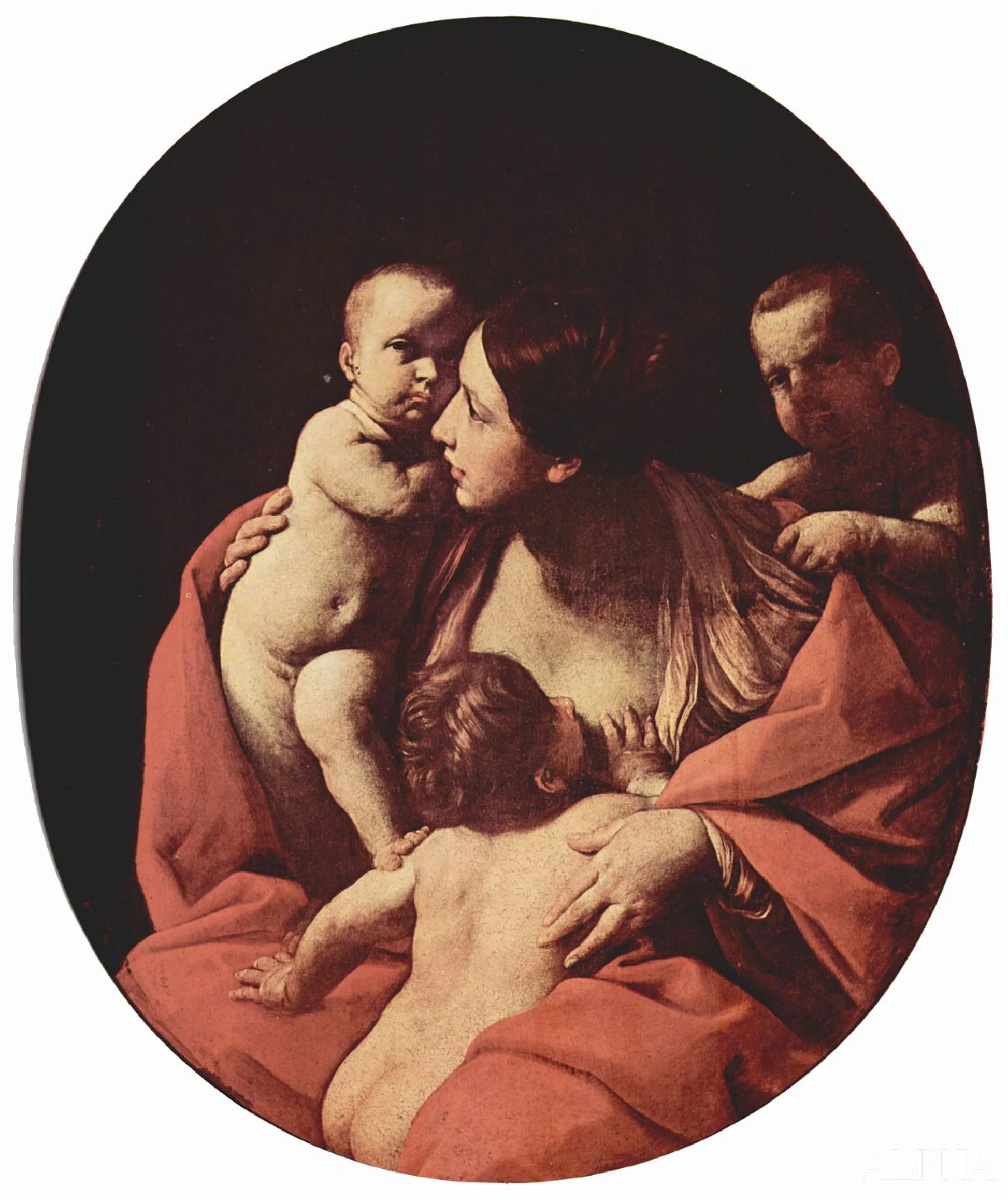 Carità - Guido Reni Riproduzioni di dipinti a olio