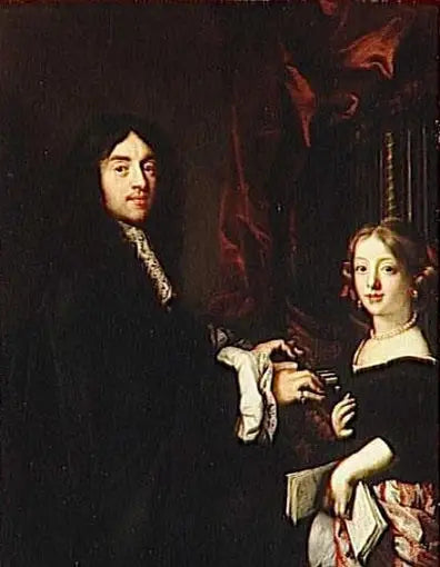 Charles Couperin e la figlia del pittore - Claude Lefèbvre