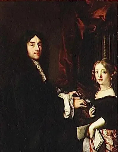 Charles Couperin e la figlia del pittore - Claude Lefèbvre