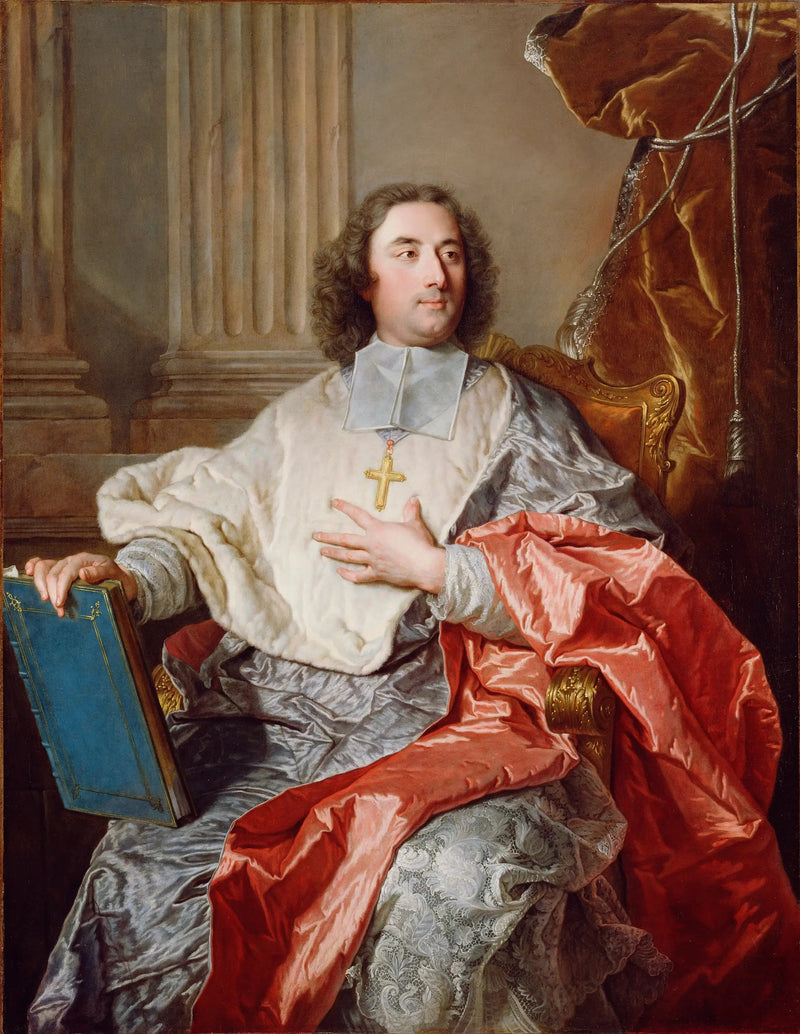 Charles de Saint-Albin (1698-1764), arcivescovo di Cambrai - Hyacinthe Rigaud