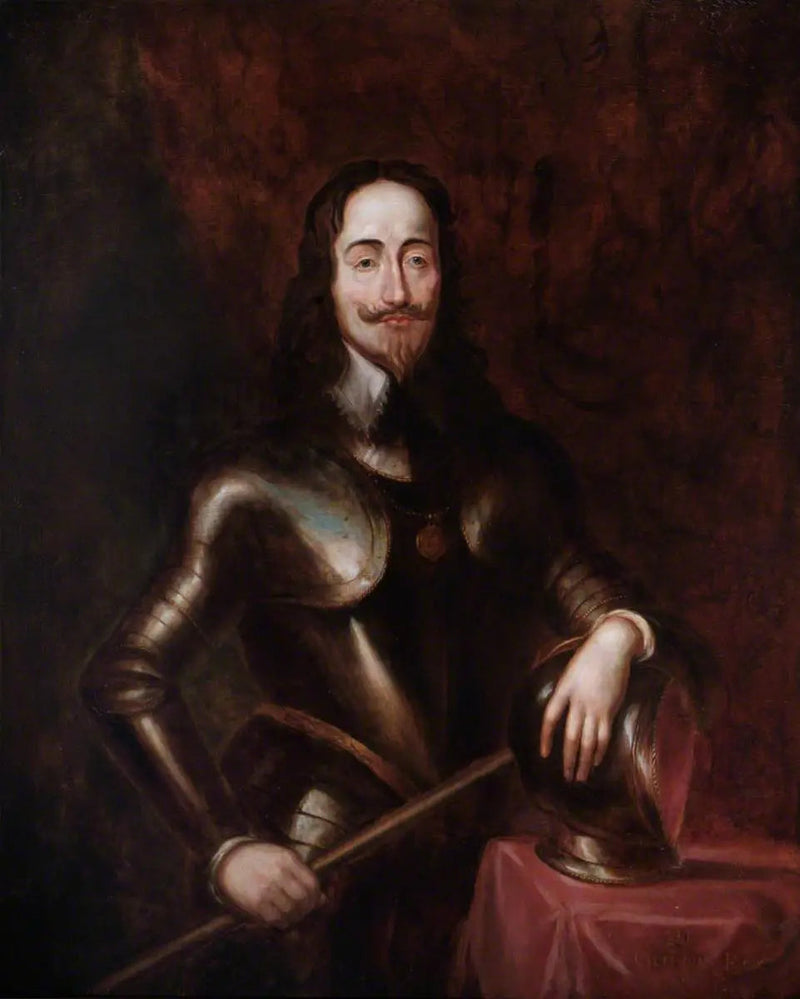 Carlo I (1600-1649), in armatura - Antoine van Dyck