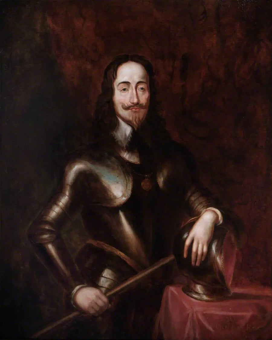 Carlo I (1600-1649), in armatura - Antoine van Dyck