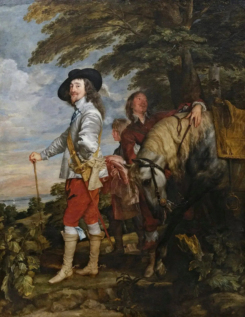 Carlo I alla caccia - Antoine van Dyck