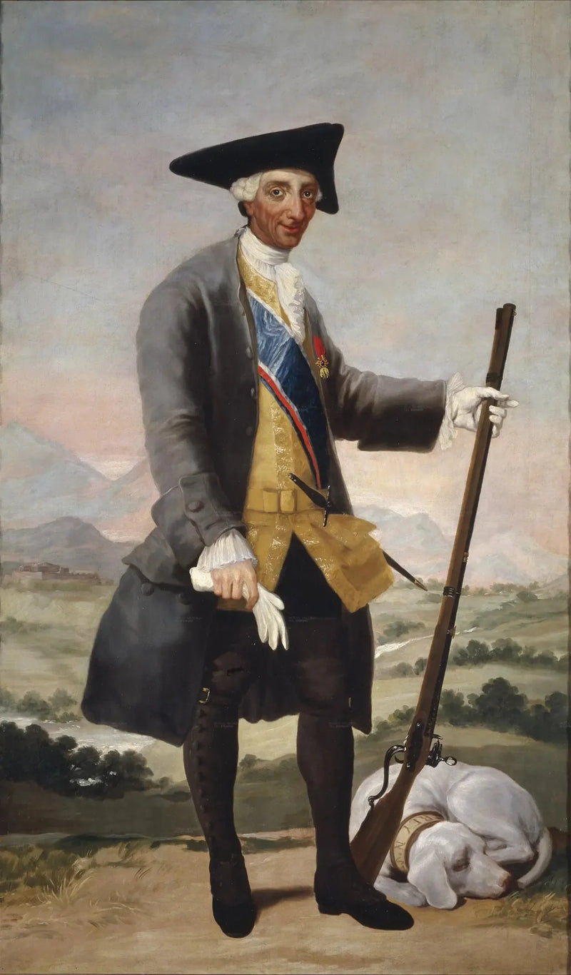 Carlo III in abiti da cacciatore - Francisco de Goya