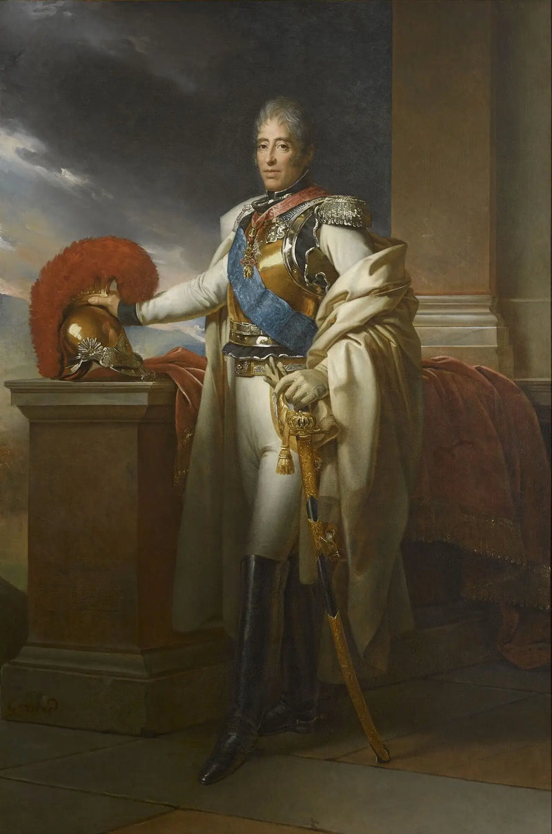 Charles-Philippe de France (1757-1836), conte d'Artois, in uniforme da colonnello generale dei Carabinieri, circa 1815 - François Gérard