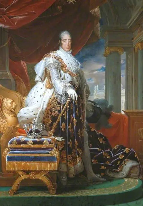 Carlo X (1757-1836), in abito da incoronazione - François Gérard